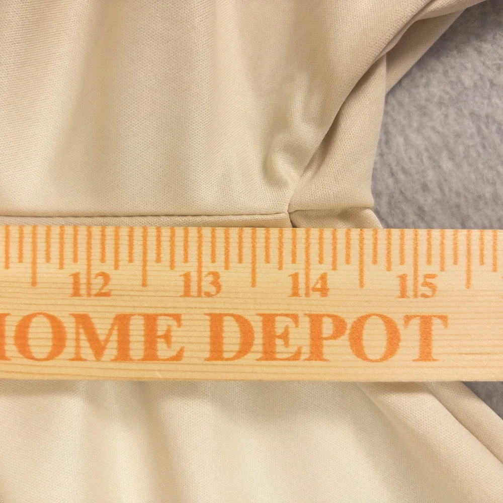 Unbranded Mens Athletic Basketball Shorts Tan Beige XXL Elastic Waist Gym Lounge